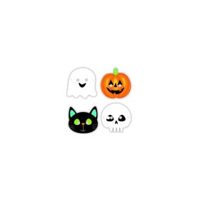 8 Masken Halloween Friends Papier, 16 x 23 cm