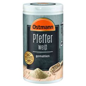 Pfeffer weiß, gemahlen