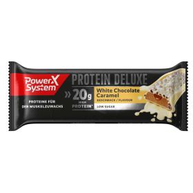 Proteinriegel Protein Deluxe, Weiße Schokolade & Karamel