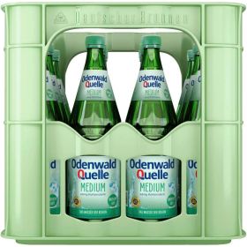 Mineralwasser, Medium (12x 0,750 Liter)