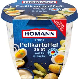 Pellkartoffelsalat, Ei/Gurke