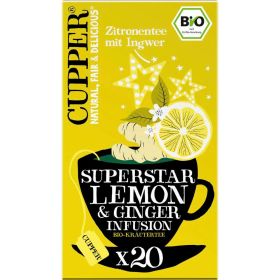 Bio Tee Superstar, Lemon & Ginger Infusion