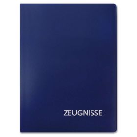 Zeugnismappen Basic, Blau