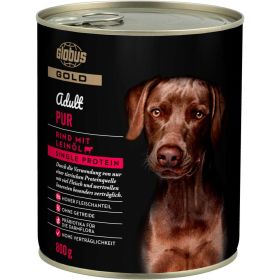 Link zu  Hunde-Nassfutter mit Rind und Leinöl