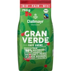 Bio Kaffee Gran Verde, Café Crème, ganze Bohnen