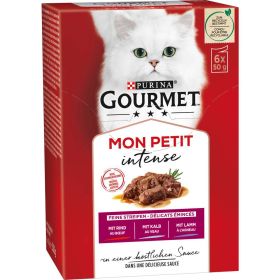 Katzen-Nassfutter Gourmet Mon Petit, Rind/Kalb/Lamm