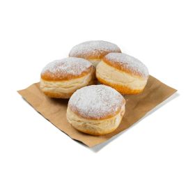 Berliner aus Butterhefeteig ungefüllt 4er (4x 0,053 Kilogramm)