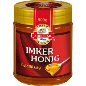 Imker Honig, goldflüssig