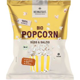 Bio Popcorn, süß & salzig