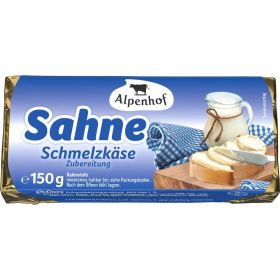 Schmelzkäse, Sahne