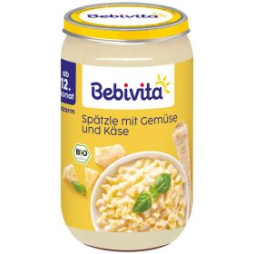 Babynahrung Menü, Spätzle/Gemüse/Käse