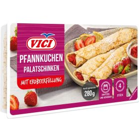 Link zu  Pfannkuchen mit Erdbeer Füllung