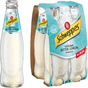 Bitter Lemon, 4 x 0,2l (4x 0,200 Liter)