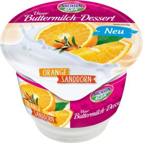 Buttermilch-Dessert, Orange-Sanddorn