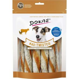 Link zu  Hunde-Snack, Kau-Twister, Rinderhaut, -pansen & Hühnerbrustfilet