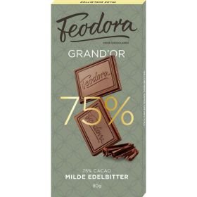 Grand'Or Tafelschokolade, Milde Edelbitter 75 %