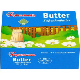 Süßrahmbutter, 82% Fett