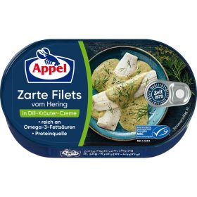 Heringsfilets in Dill-Kräuter-Creme