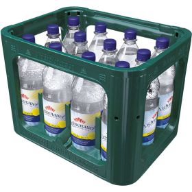 Wasser mit Geschmack, Plus Lemon, Zitronen-Geschmack (12x 1,000 Liter)