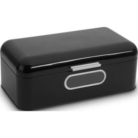 Link zu  Brotkasten aus Metall Retro-Design, schwarz
