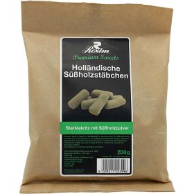Holländische Süßholzstäbchen, Lakritze