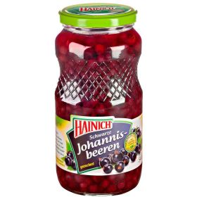 Schwarze Johannisbeeren, gezuckert