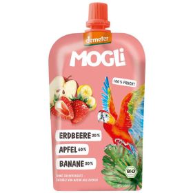 Bio Quetschie, Erdbeere, Apfel, Banane