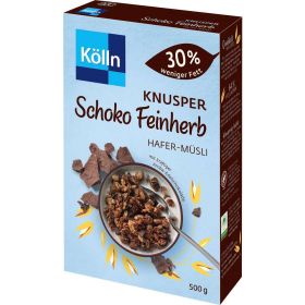 Müsli, Schoko feinherb