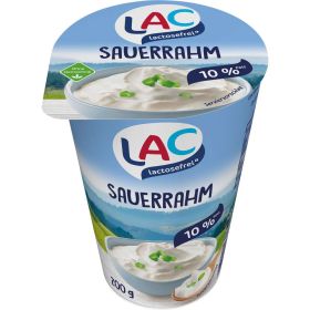 Frischer Sauerrahm 10%, laktosefrei