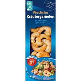 Geräucherte Kräutergarnele, Knoblauch