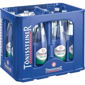 Mineralwasser, medium (12x 0,750 Liter)