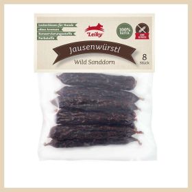 Hunde-Snack Jausenwürstl, Wild/Sanddorn