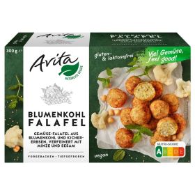 Blumenkohl-Falafel, Minze und Sesam, tiefgekühlt