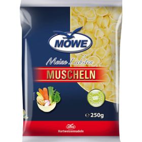 Suppennudeln, Muscheln