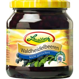 Waldheidelbeeren, leicht gezuckert