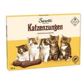 Katzenzungen, Vollmilchschokolade