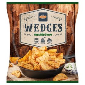 Kartoffel Wedges mediterran, tiefgekühlt