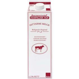 Bio Fettarme Milch 1,5% Fett