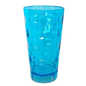 Glas, blau