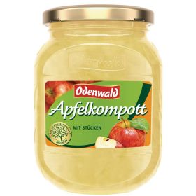 Apfelkompott mit Stücken