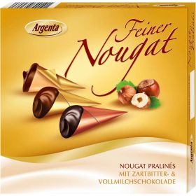 Nougat Pralinés mit Zartbitter- & Vollmilchschokolade