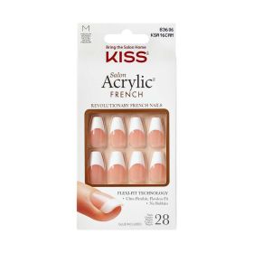 Salon Acrylic French Nails - Je Taime