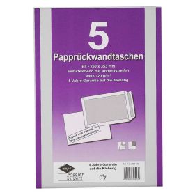 Papprückwandtaschen DIN B4