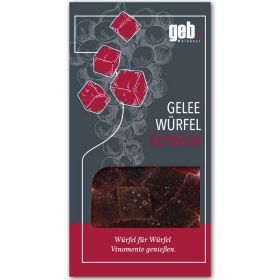 Gelee Würfel Rotwein