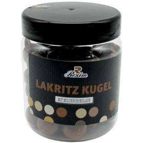 Lakritz-Kugeln mit Milchschokolade