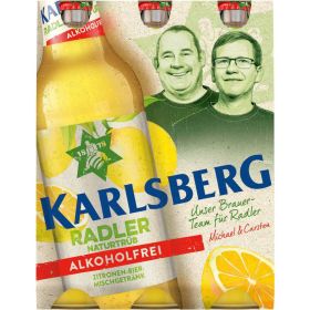 Biermischgetränk, Radler, alkoholfrei (6x 0,330 Liter)