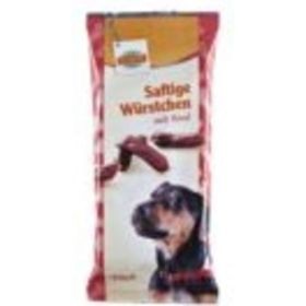 Hunde-Snack, Saftige Würstchen, Rind