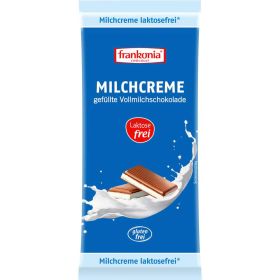 Tafelschokolade Milchcreme, Laktose-/Glutenfrei