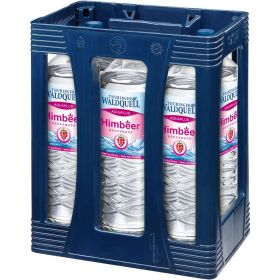 AquaPlus Mineralwasser, Himbeer -Geschmack Naturelle (6x 1,500 Liter)