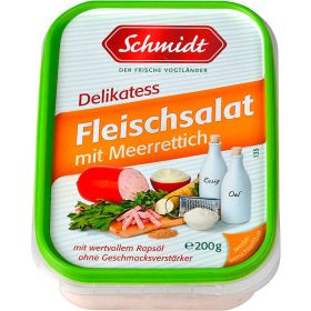 Fleischsalat mit Meerrettich